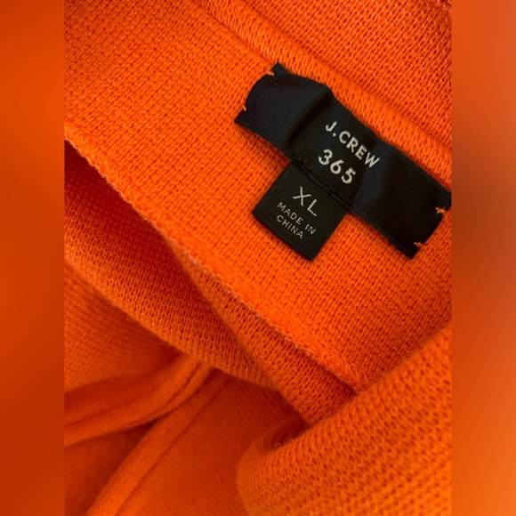 J Crew Women’s Sweater Blazer Orange - Picture 2 of 2